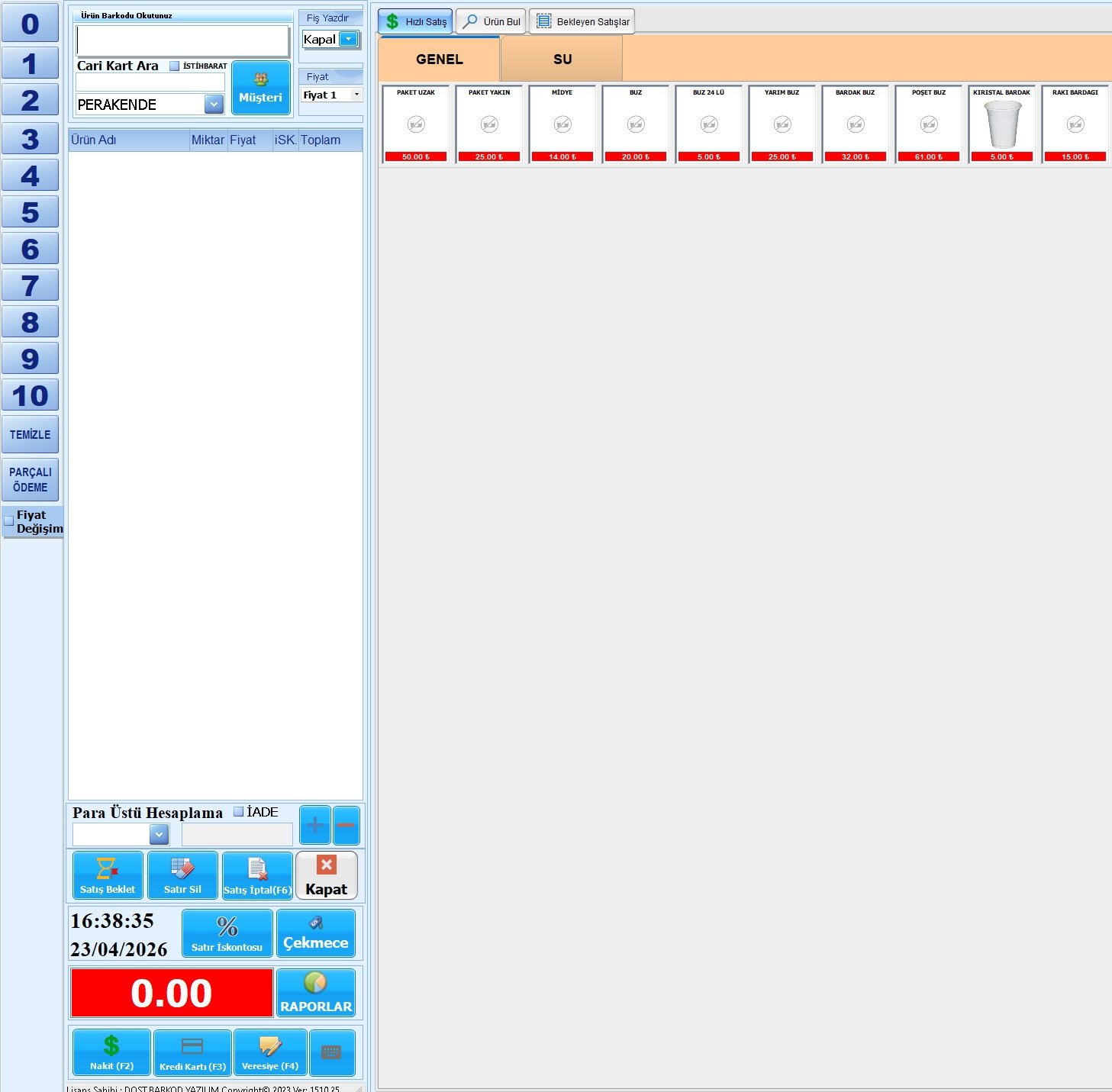 ARTPOS SHOP HIZLI SATIŞ PROGRAMI
